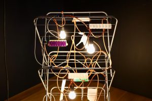 Photo Recycled Plastic Art Table Lamp